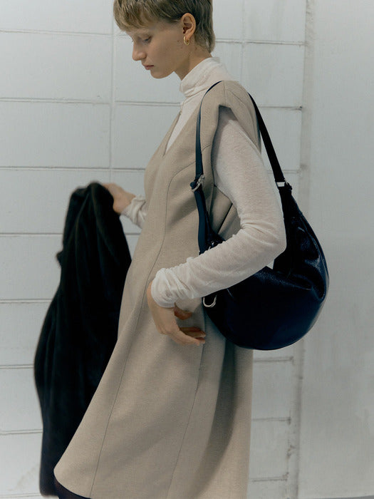 JOY GRYSON June Hobo Bag Medium Plain (IVE Jang Wonyoung Wear)