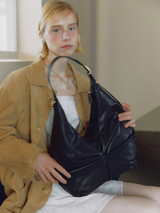 JILLSTUART Soft Goat Leather Shirring Shoulder Bag JILLSTUART  DKshop