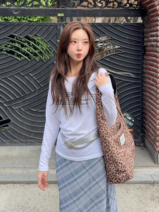 JILLSTUART Black Nylon Reversible Shoulder Bag JILLSTUART  DKshop