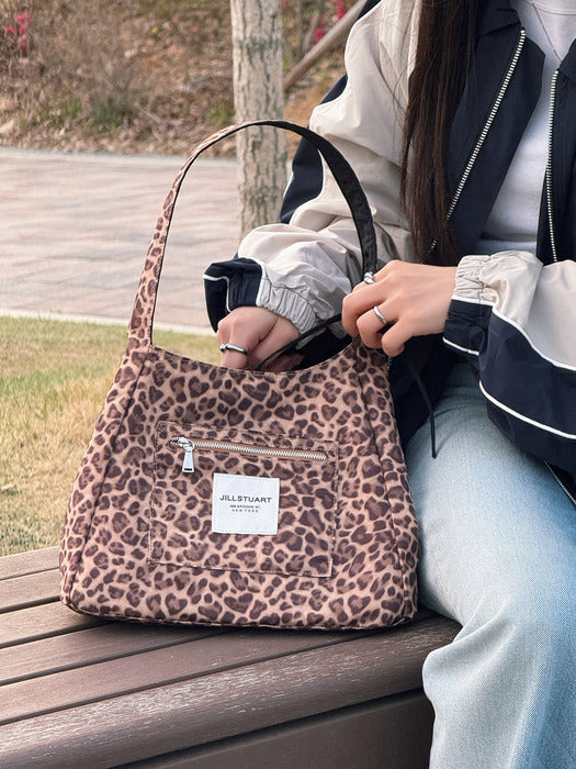 JILLSTUART Black Nylon Reversible Shoulder Bag JILLSTUART  DKshop