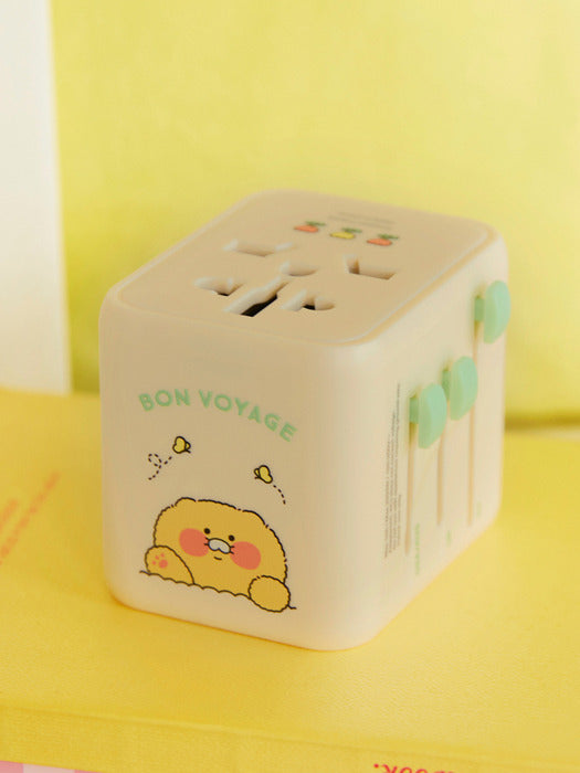 KAKAO FRIENDS Chunsik Travel Multi Adapter Kakao Friends  DKshop