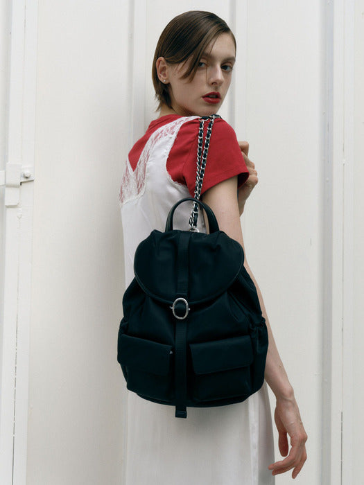 JILLSTUART Nylon Chain Parker Backpack M JILLSTUART  DKshop