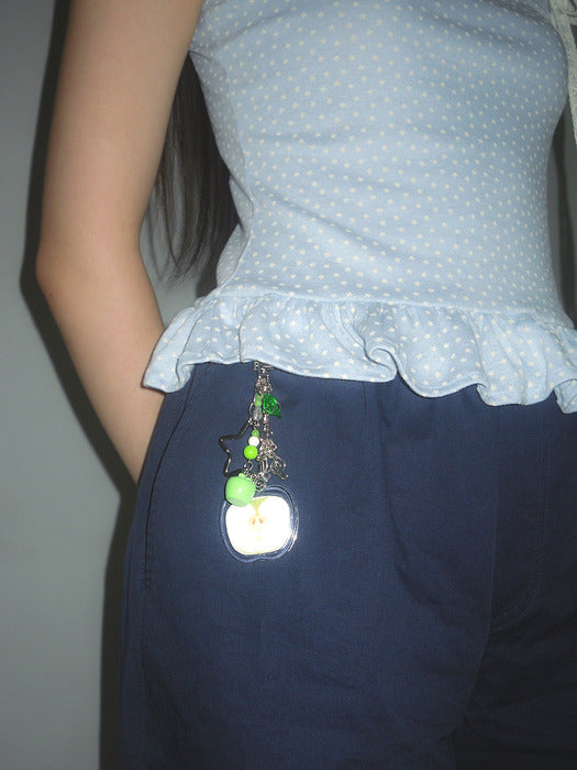 BADBLUE Bite Apple Key Chain BADBLUE  DKshop