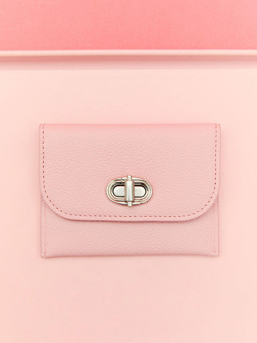 JILLSTUART Leather 2-Fold Card Wallet with Orb Accent JILLSTUART  DKshop