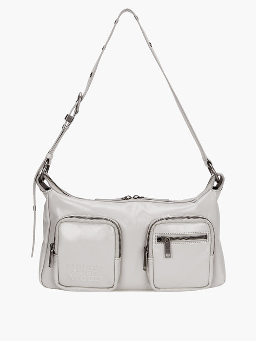 [DKinNY] MARGESHERWOOD OUTPOCKET HOBO BAG (Kim jiwon WEAR) MARGESHERWOOD  DKshop