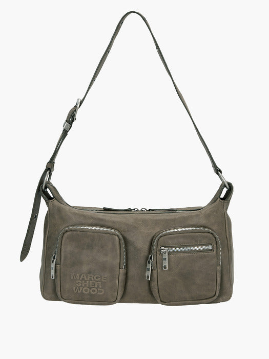 [DKinNY] MARGESHERWOOD OUTPOCKET HOBO BAG (Kim jiwon WEAR) MARGESHERWOOD  DKshop