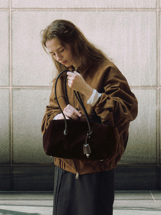 OSTKAKA LOV Shoulder SUEDE BAG OSTKAKA  DKshop