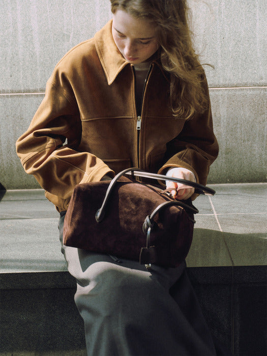 OSTKAKA LOV Shoulder SUEDE BAG OSTKAKA  DKshop