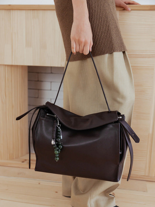 LOEUVRE Trapeze Shoulder Large Bag LOEUVRE  DKshop