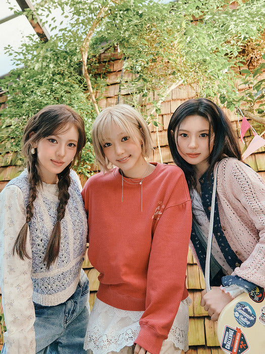 [KiiiKiii PICK] Thursday Island Round Neck Crochet Knit Vest Thursday Island  DKshop