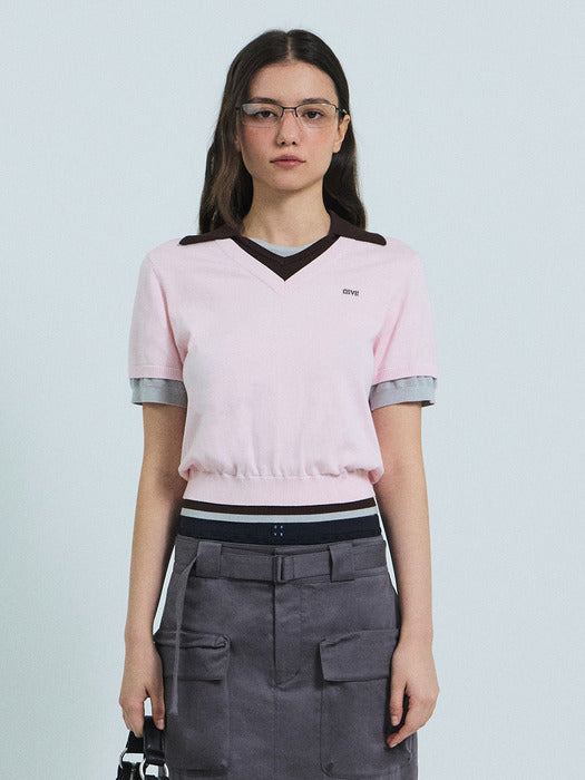 GROVE PETRA COLLAR KNIT (Twice Nayeon Wear) GROVE  DKshop