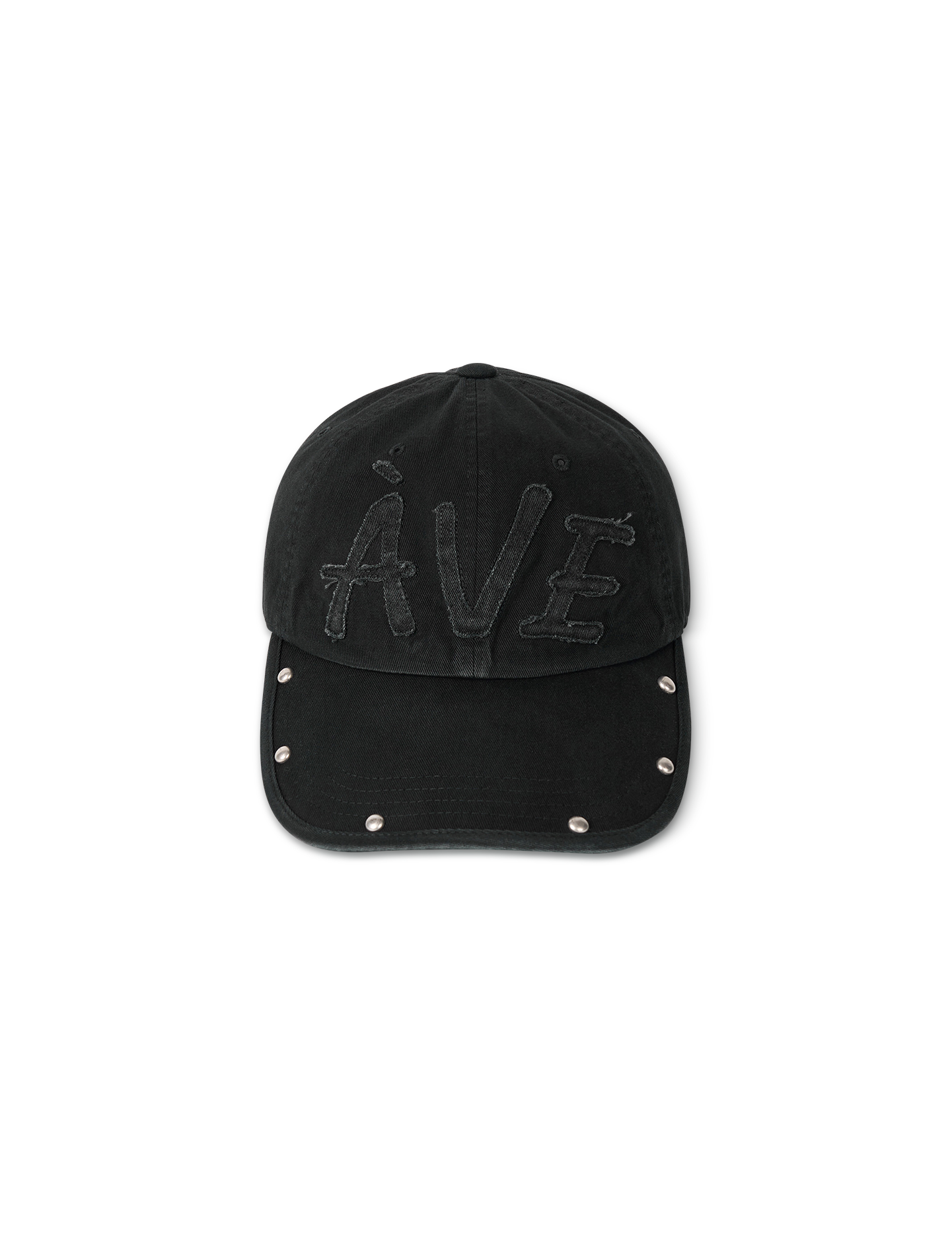 Avie muah Applique Vintage Rivet Ballcap Avie muah  DKshop