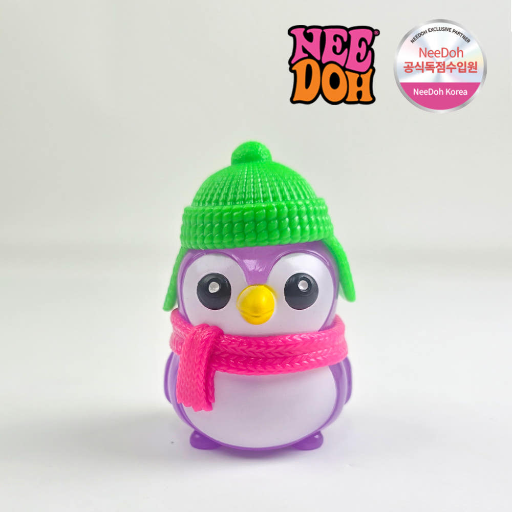 Needoh Polar Glow Penguin Stress Ball Needoh  DKshop