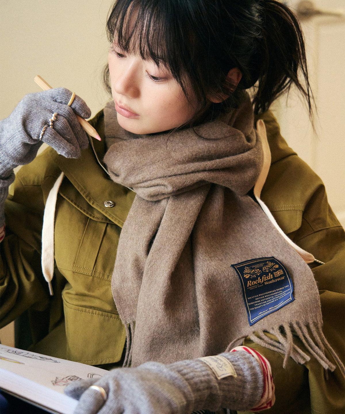 Rockfish Weatherwear CLASSIC WOOL SCARF SOLID Rockfish Weatherwear  DKshop