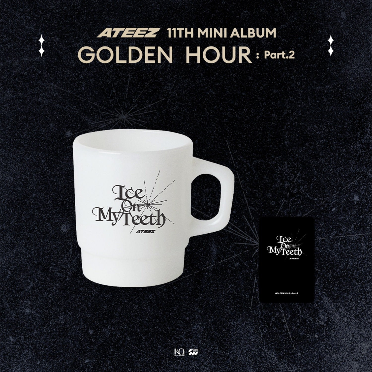 [PRE-ORDER] ATEEZ - GOLDEN HOUR : Part.2 POP-UP OFFICIAL MD (MILK GLASS)