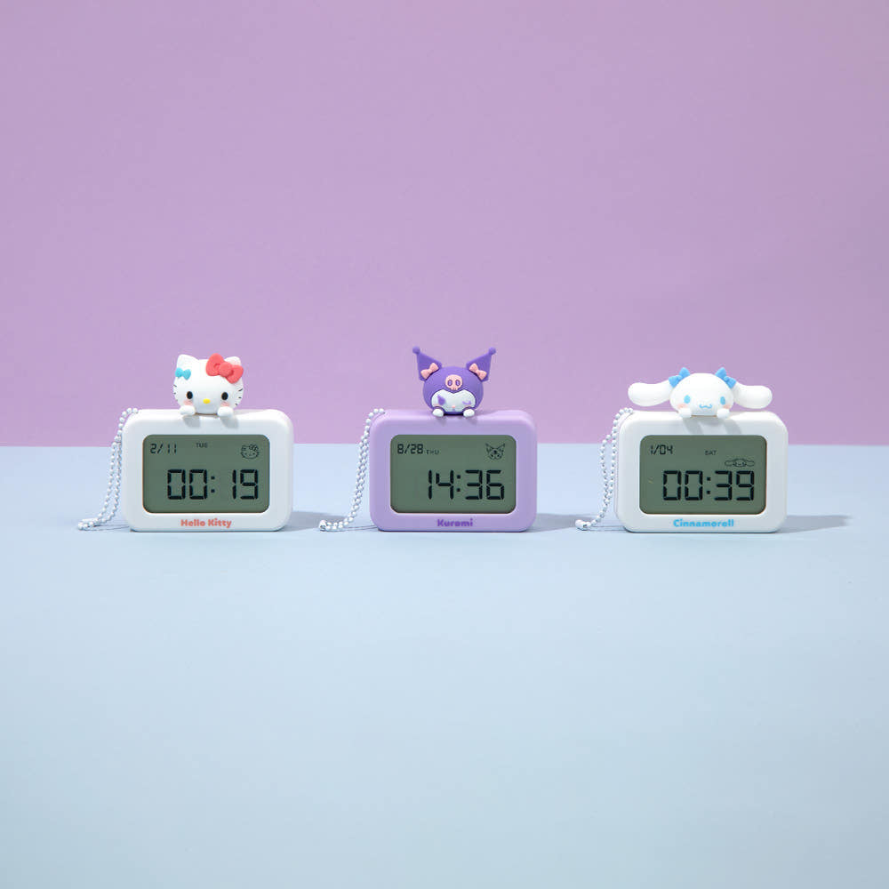 ROYCHE Sanrio Noise-Free Mini Desk Clock Keyring ROYCHE  DKshop