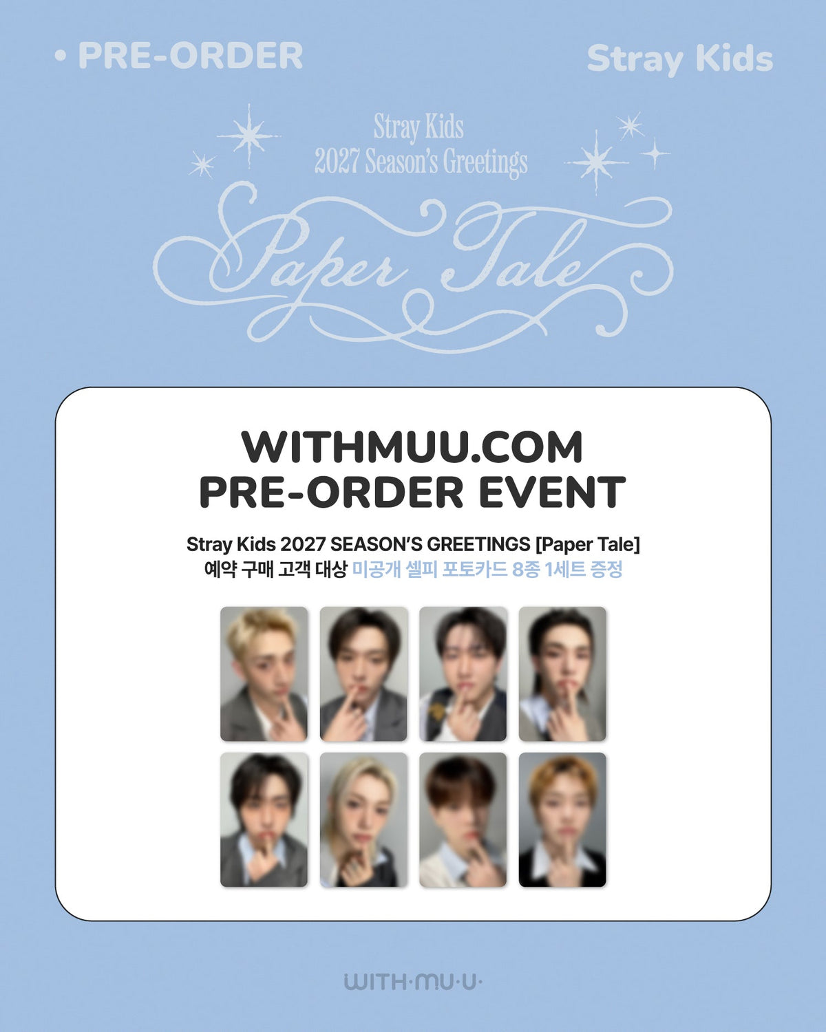 [PRE-ORDER] [POB Selectable] Stray Kids - 2027 SEASON'S GREETINGS [Paper Tale] Stray Kids  DKshop