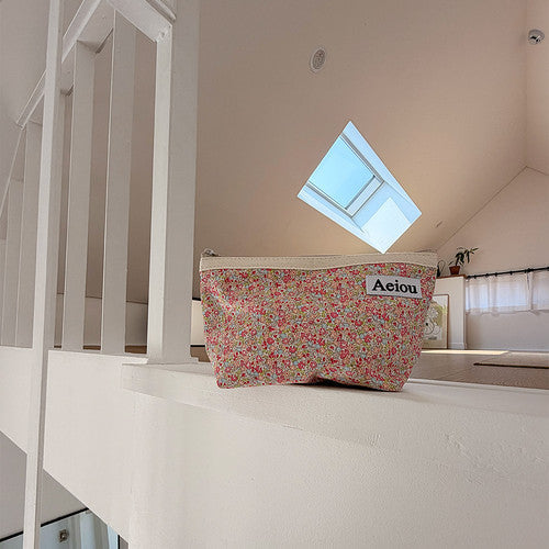 Aeiou Basic Pouch (L size) Flower Garden Aeiou  DKshop