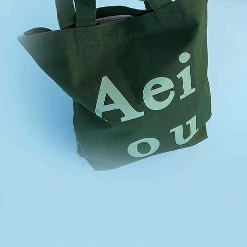 Aeiou Logo Bag (Cotton 100%) Jungle Aeiou  DKshop