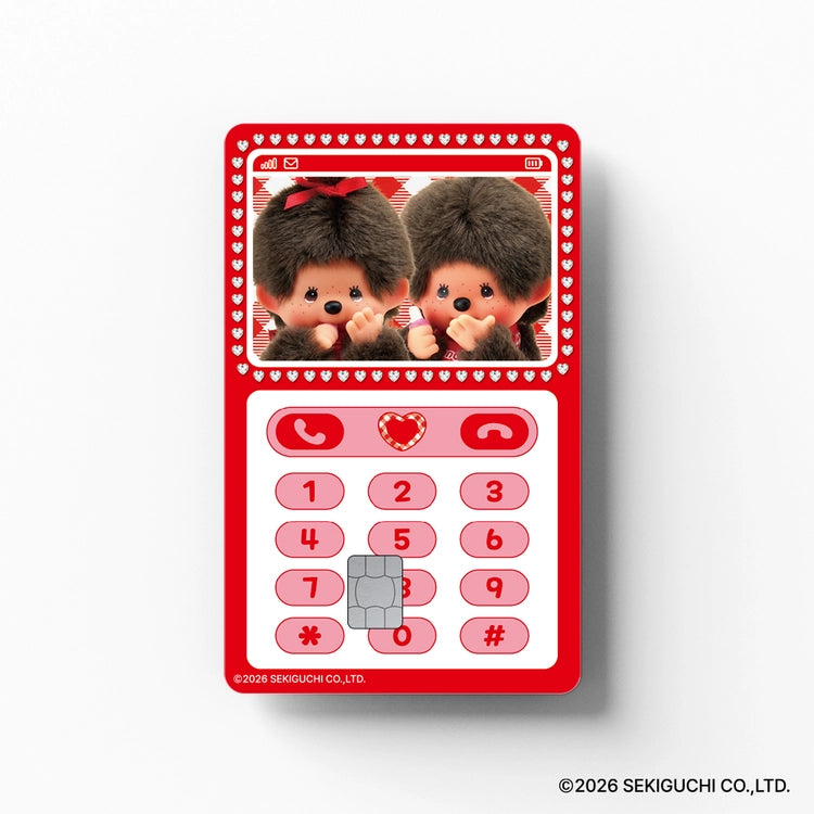 [Gosty X Monchhichi] Card Covers Stickers 12 types Gosty  DKshop