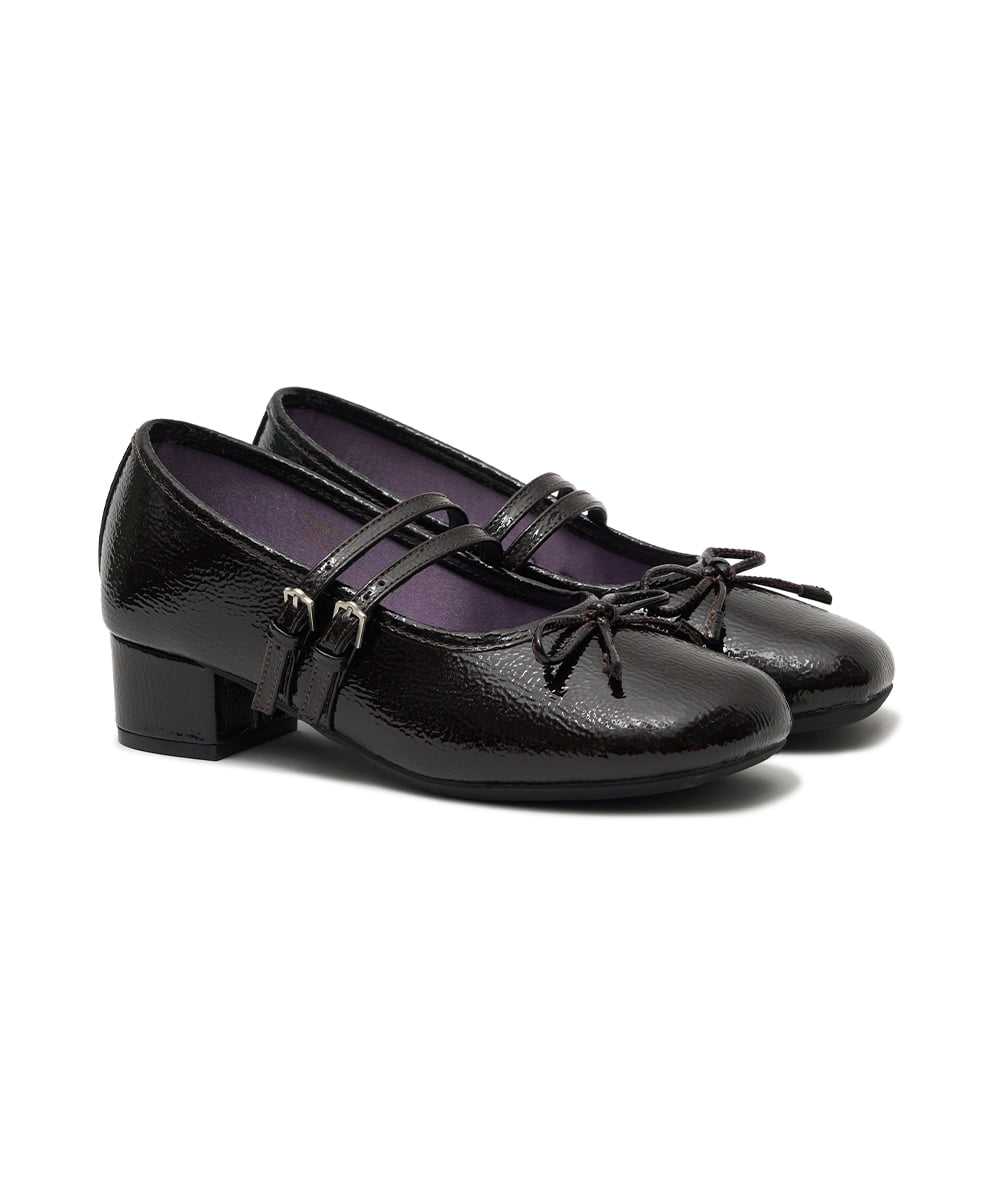 Rockfish Weatherwear] SQUARE TOE TWO STRAP MARYJANES(4CM)