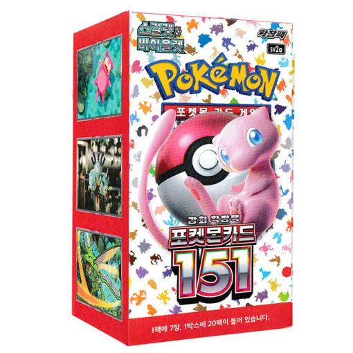 Pokémon Card Scarlet&Violet 151 New Sealed Booster Box (Korean Ver.) | DKshop