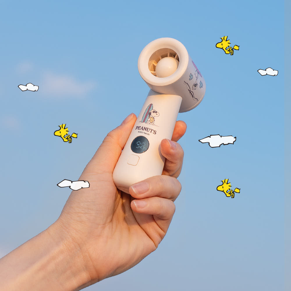 ROYCHE Peanuts Snoopy Mini High-Speed Handheld Fan ROYCHE  DKshop