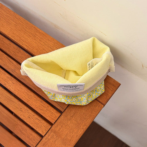 Aeiou Basic Pouch (L size) Tiny Wild Flower Lemon Aeiou  DKshop