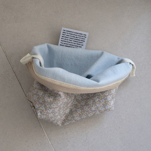 Aeiou Basic Pouch (L size) Tiny Wild Flower Violet Aeiou  DKshop