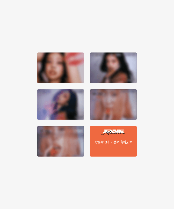 [PRE-ORDER] JENNIE - [Mantra] Photocard Set