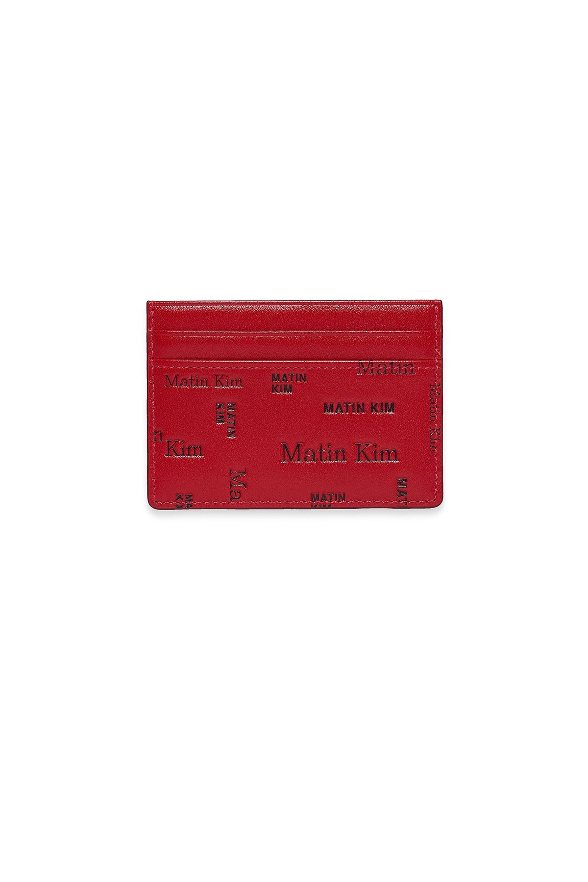 Matin Kim MATIN ALL-OVER LOGO CARD WALLET Matin Kim  DKshop