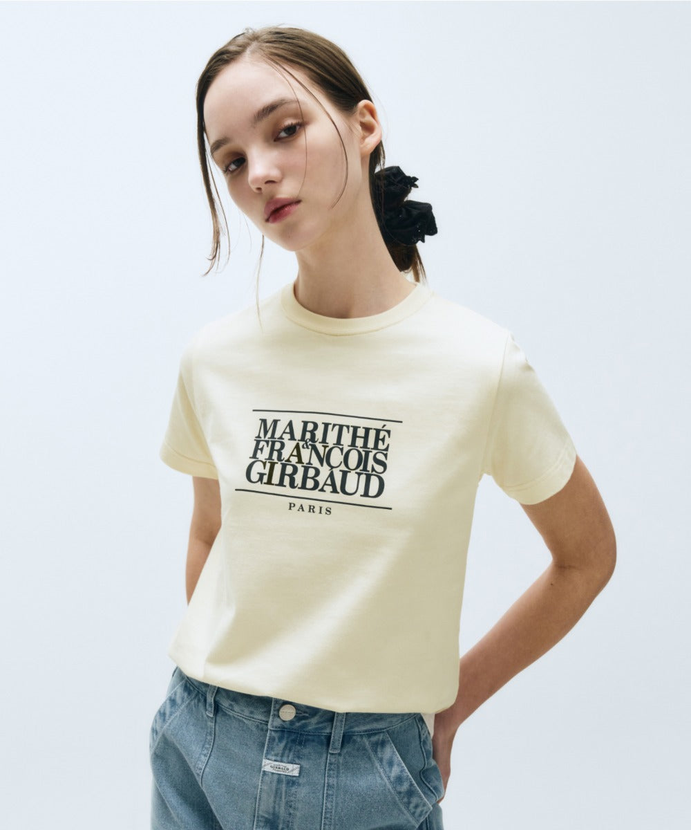 MARITHE FRANCOIS GIRBAUD W CLASSIC LOGO TEE