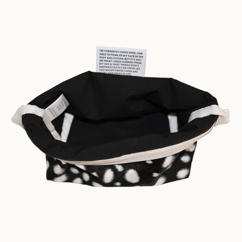 Aeiou Basic Pouch (L size) Velboa Bambi Black Aeiou  DKshop