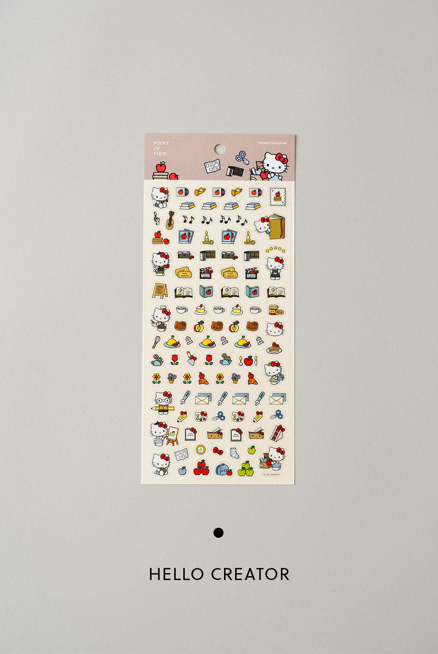 [POV X Hello Kitty] Sticker 2 types POINT OF VIEW  DKshop