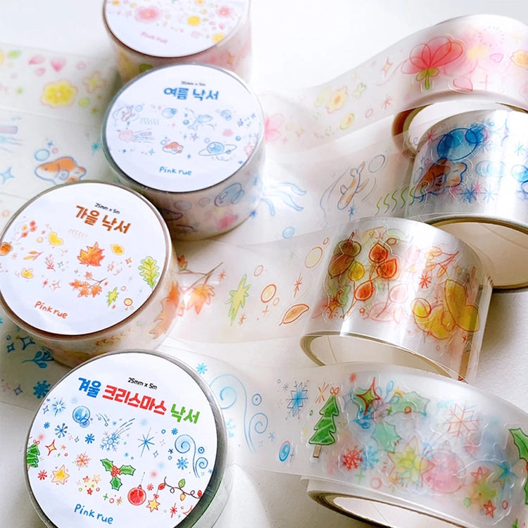 [DUDUMOON] Pink-rue Season Sticker Pack DUDUMOON  DKshop