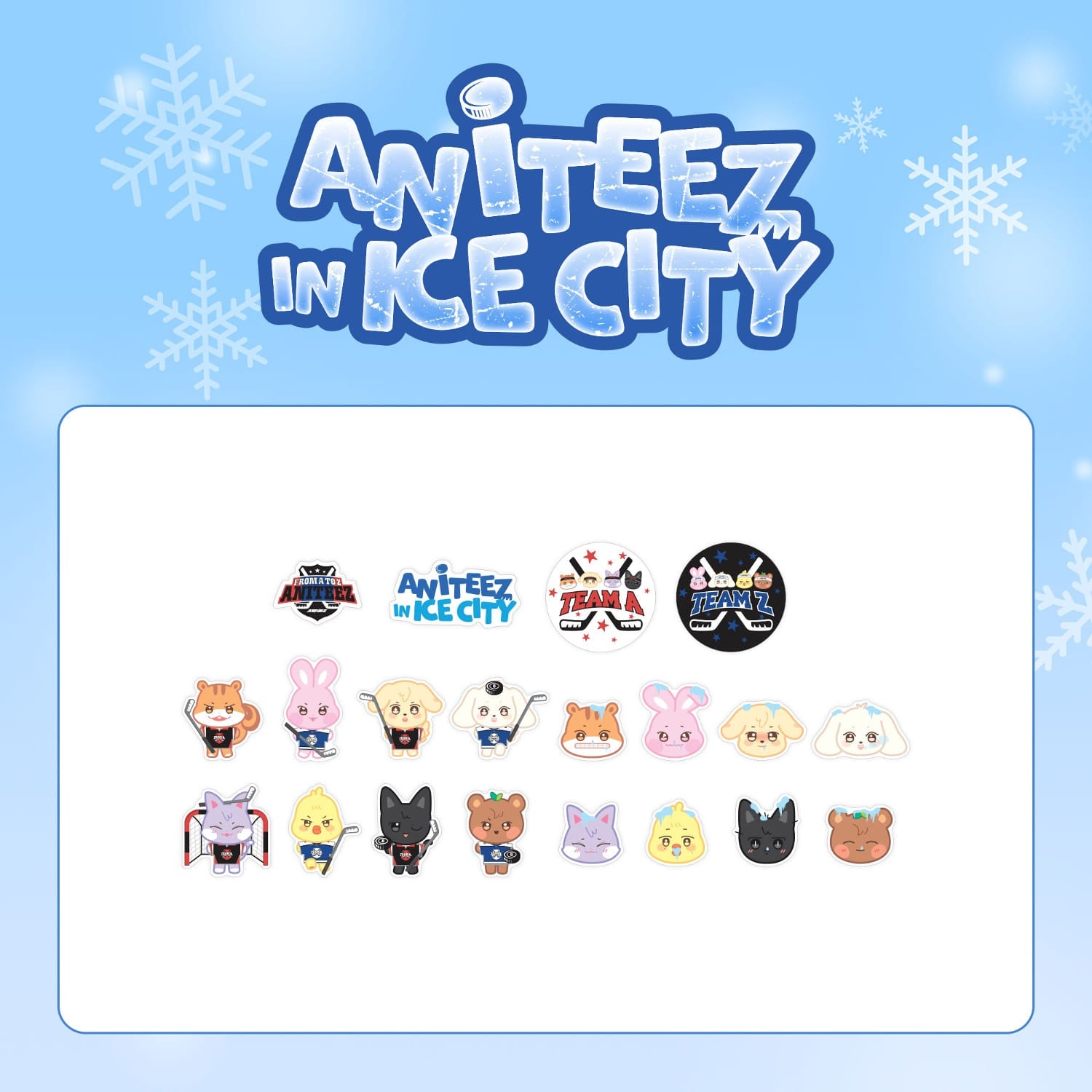 [ANITEEZ IN ICE CITY] ATEEZ - DECO STICKER SET