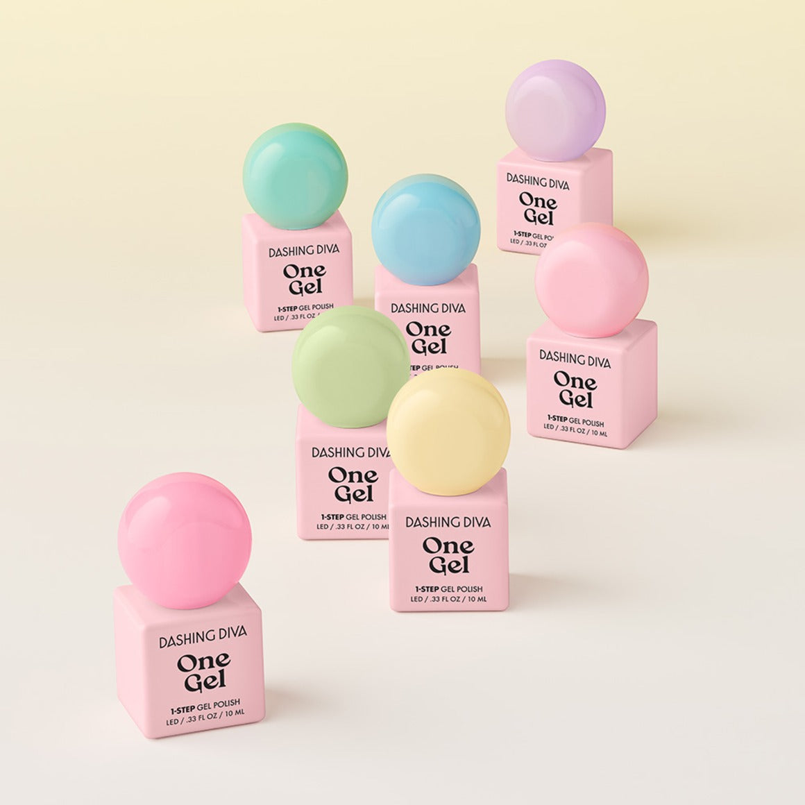 DASHING DIVA One Gel Spring Whisper Collection 7 colors DASHING DIVA  DKshop