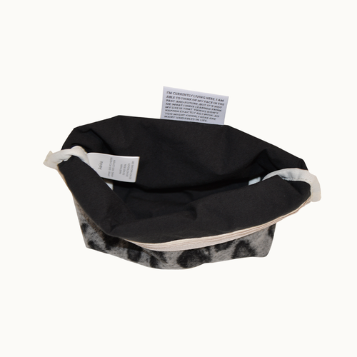 Aeiou Basic Pouch (L size) Leopard Gray Aeiou  DKshop