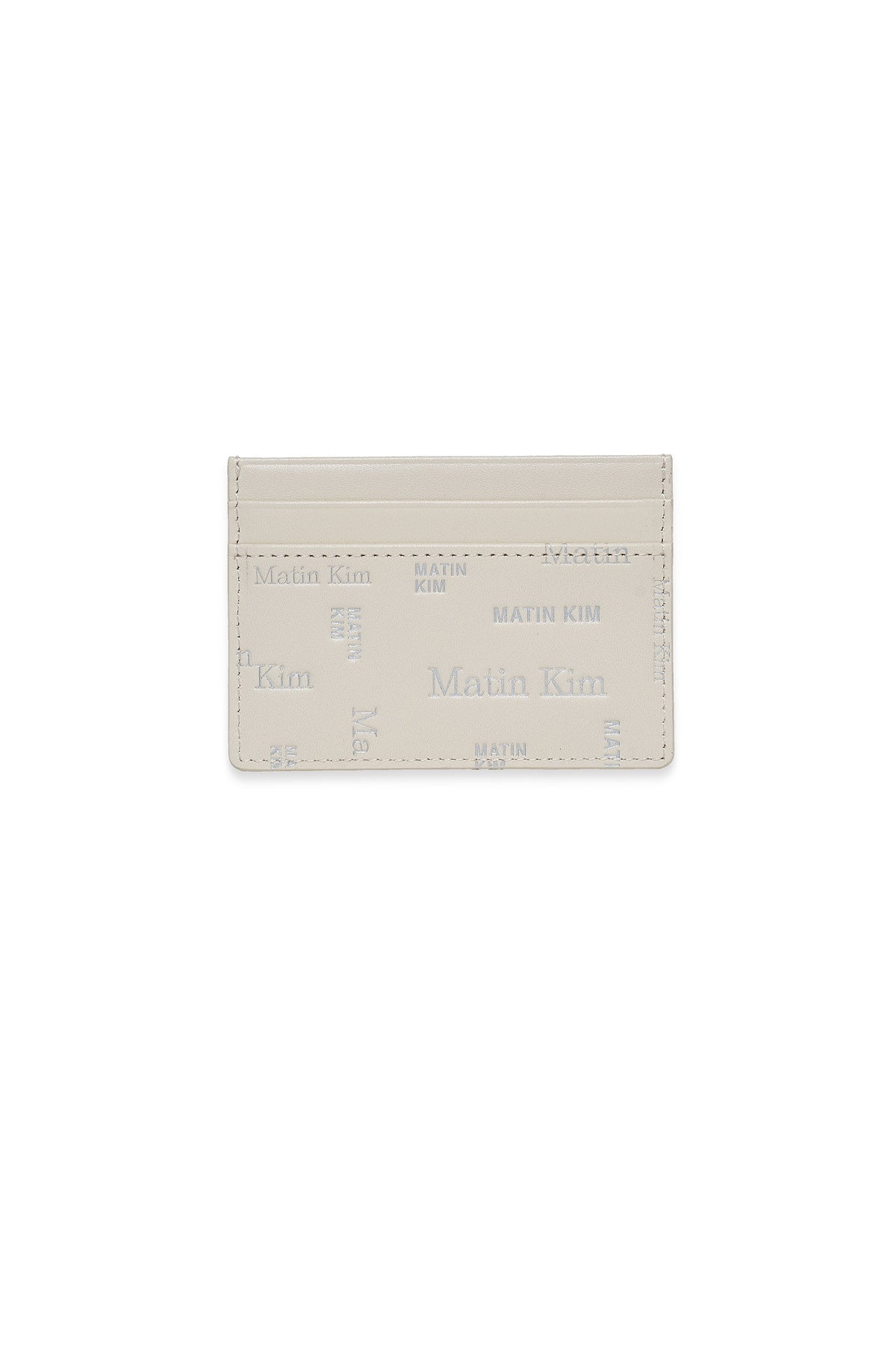 Matin Kim MATIN ALL-OVER LOGO CARD WALLET Matin Kim  DKshop