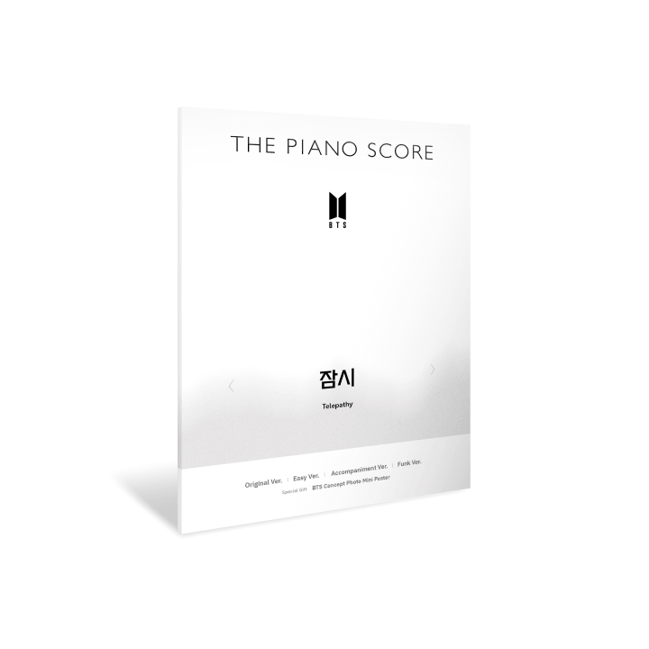 [PRE-ORDER] BTS - THE PIANO SCORE : Telepathy