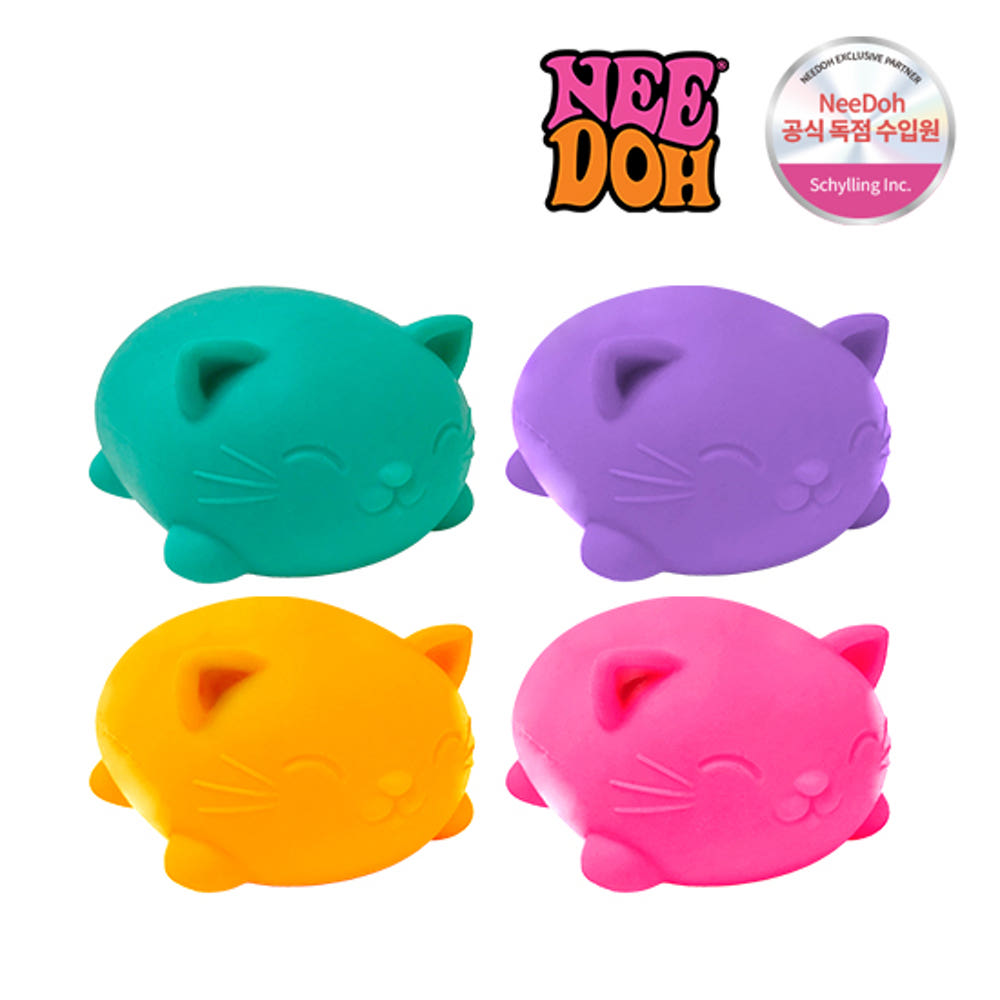 Needoh Cool Cat Stress Ball Squishy Needoh  DKshop