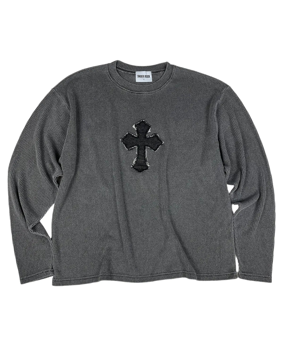 SK8ER ROCK CLASSIC CROSS PIGMENT OVERSIZED KNIT (Stray Kids HAN Wear) SK8ER ROCK  DKshop