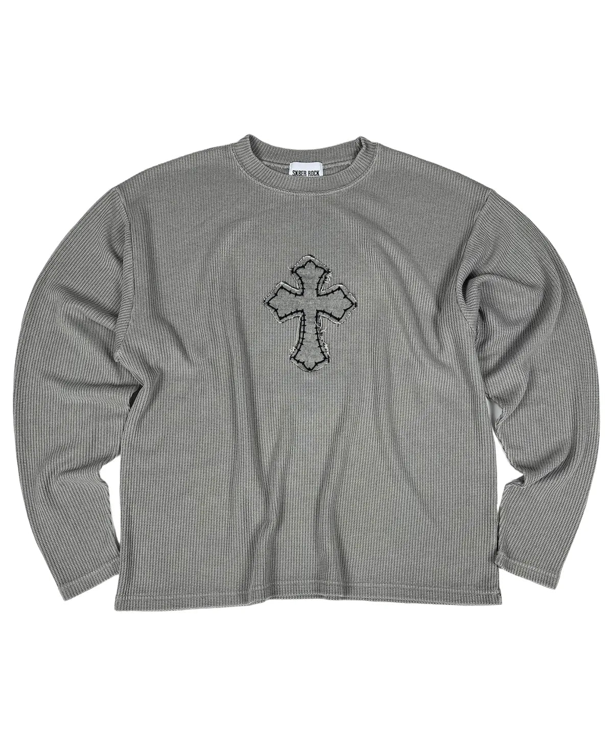 SK8ER ROCK CLASSIC CROSS PIGMENT OVERSIZED KNIT (Stray Kids HAN Wear) SK8ER ROCK  DKshop