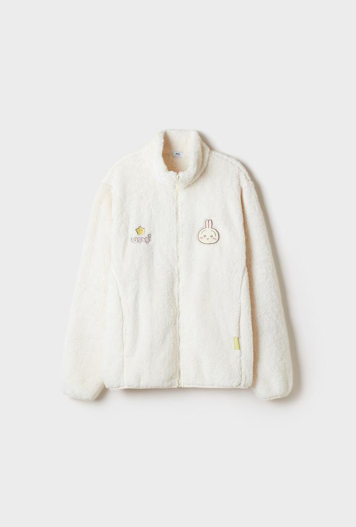 [SPAO × CHIIKAWA] Basic Fur Fleece Zip-Up Jacket (12/18~) SPAO  DKshop