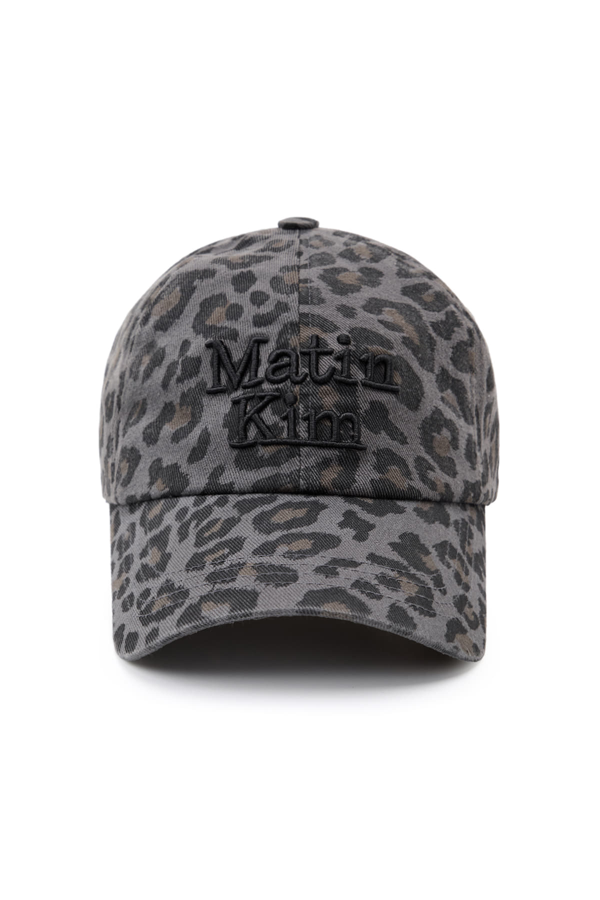 Matin Kim MATIN LEOPARD VOLUME LOGO BALL CAP Matin Kim  DKshop