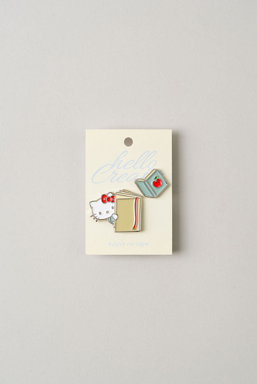 [POV X Hello Kitty] Pin Badge 9 types POINT OF VIEW  DKshop