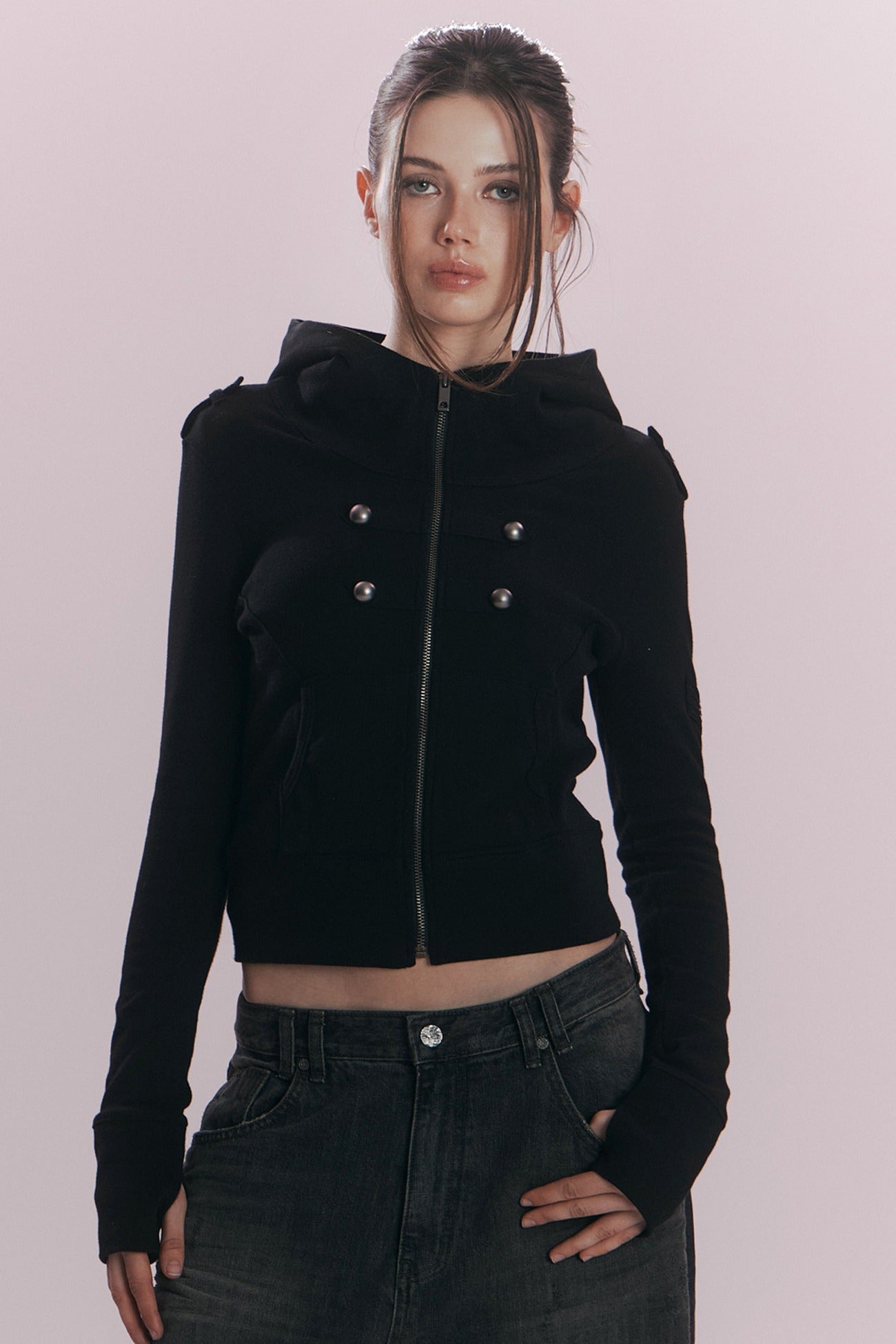 PLEASENOFOLLOW Nars Military Hoodie (aespa ningning WEAR) PLEASENOFOLLOW  DKshop