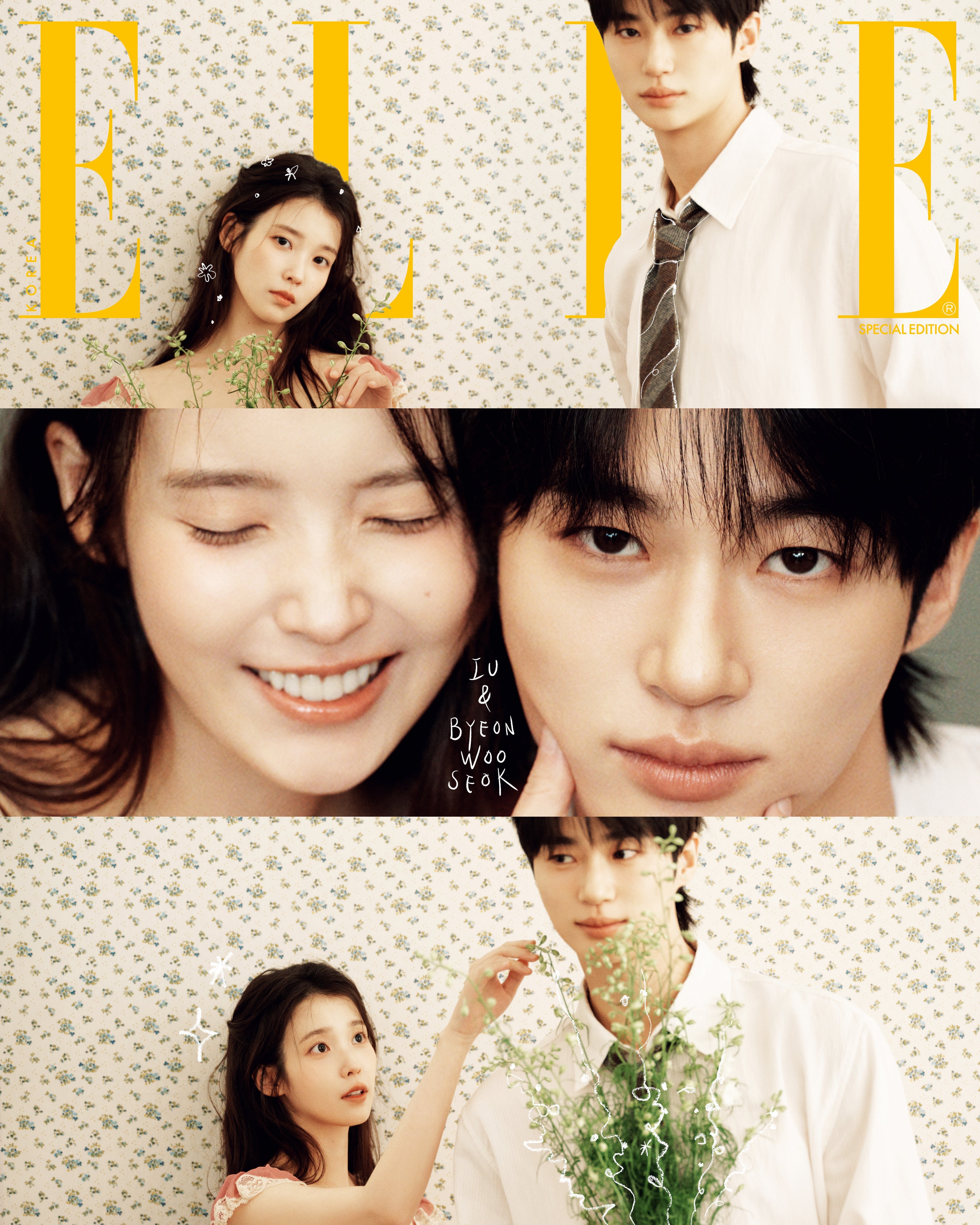 ELLE KOREA MAGAZINE SPECIAL EDITION 2026.04 (COVER : IU & BYEON WOO SEOK) etc.  DKshop