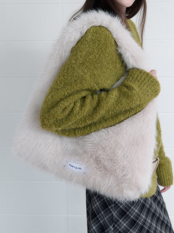 rolarola FUR TOTE BAG rolarola  DKshop