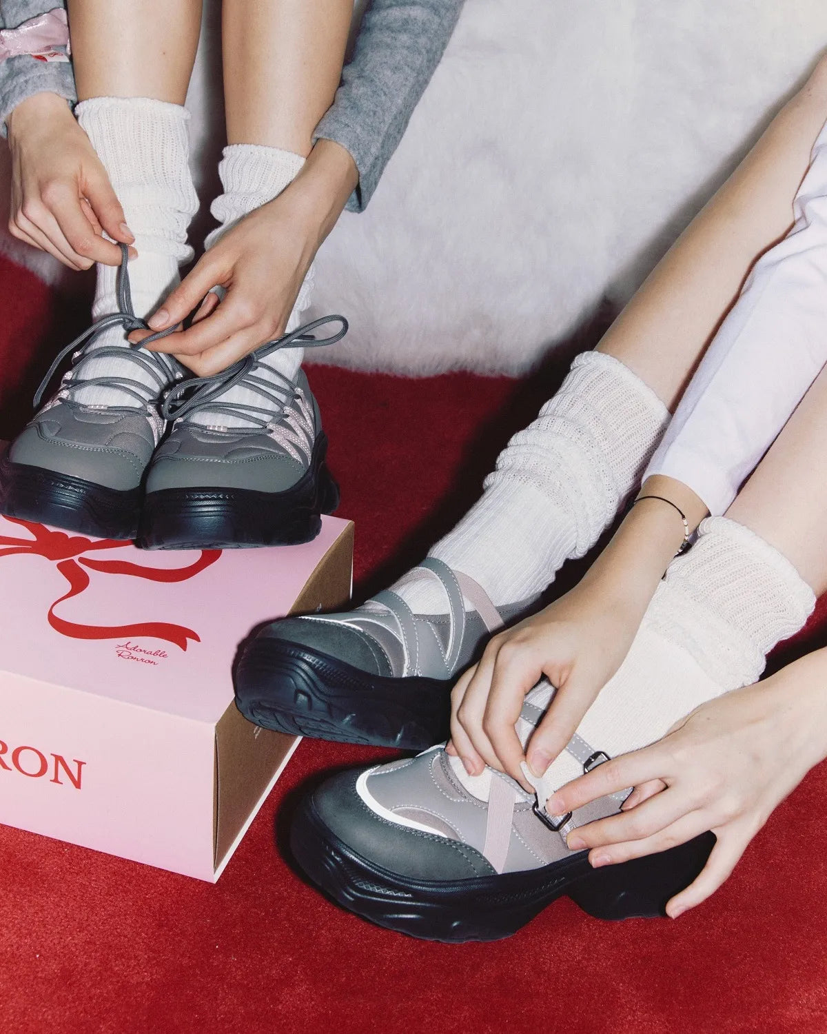[toTZ X ronron] LOMITA Platform Banding Shoes (IVE Rei Wear) toTZ  DKshop